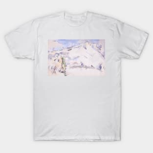 Sainte-Victoire Mountain by Paul Cezanne T-Shirt